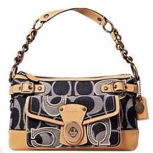 Coach Legacy Denim Shoulder Bag Limited Edition